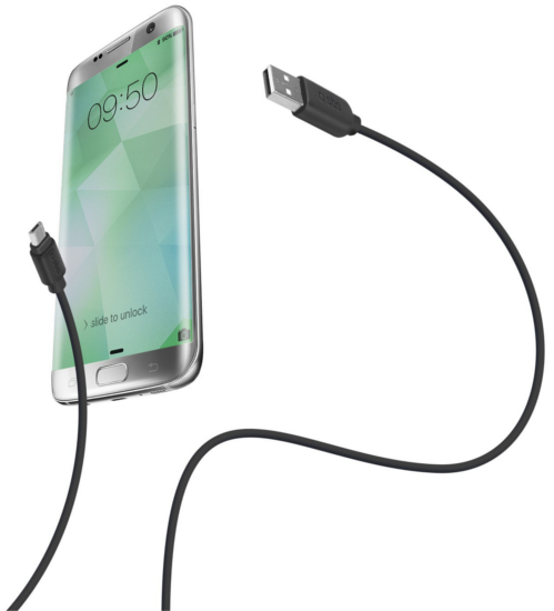 KABEL USB MICRO(M)->USB-A(M) 2.0 2M CZARNY SBS