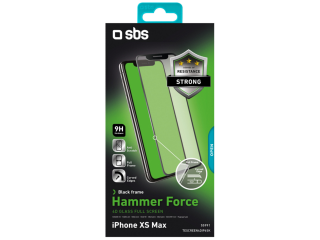 SZKŁO HARTOWANE SBS DO IPHONE XS MAX